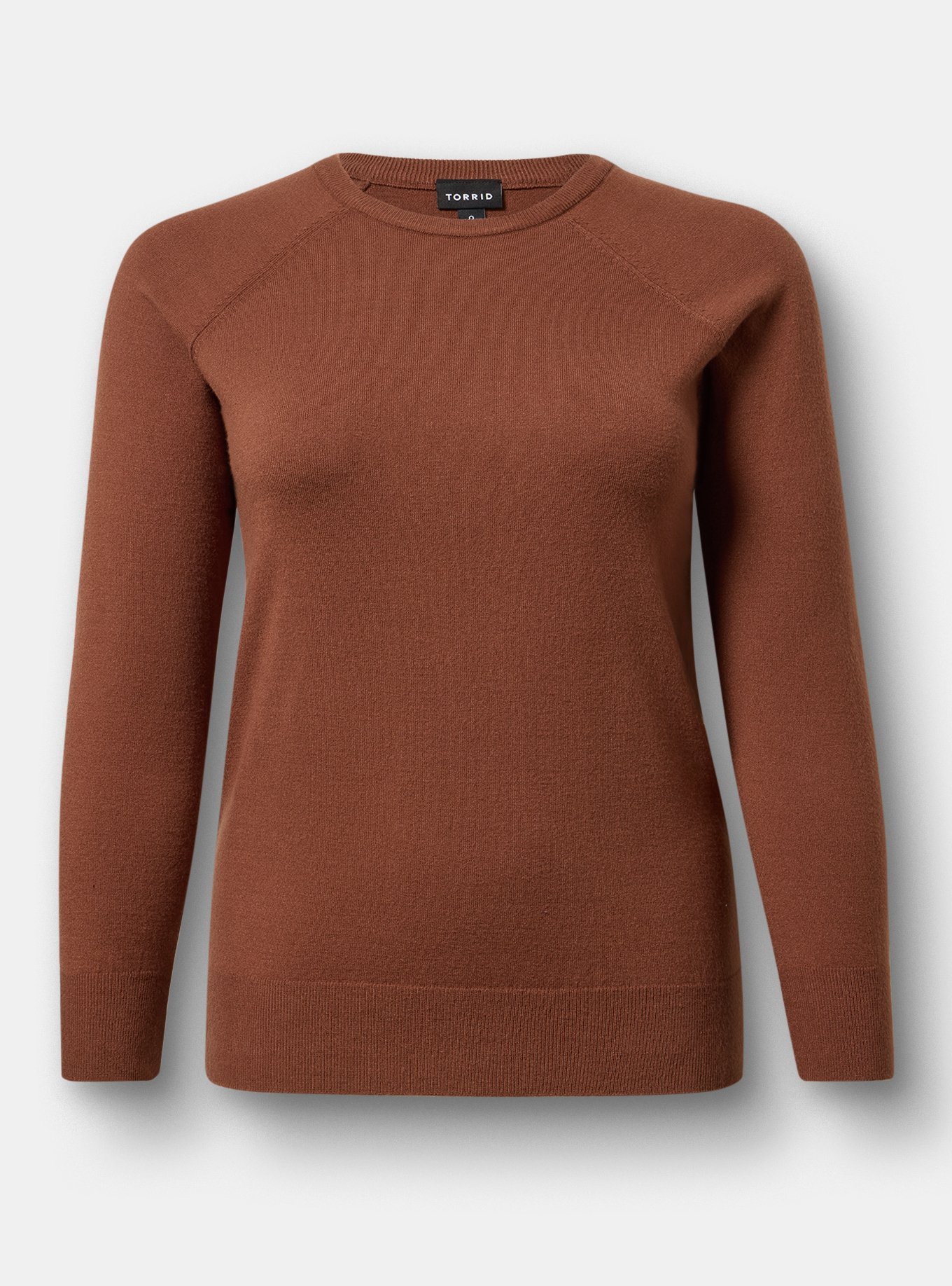 Everyday Soft Crew Pullover Sweater, CAPPUCCINO, hi-res