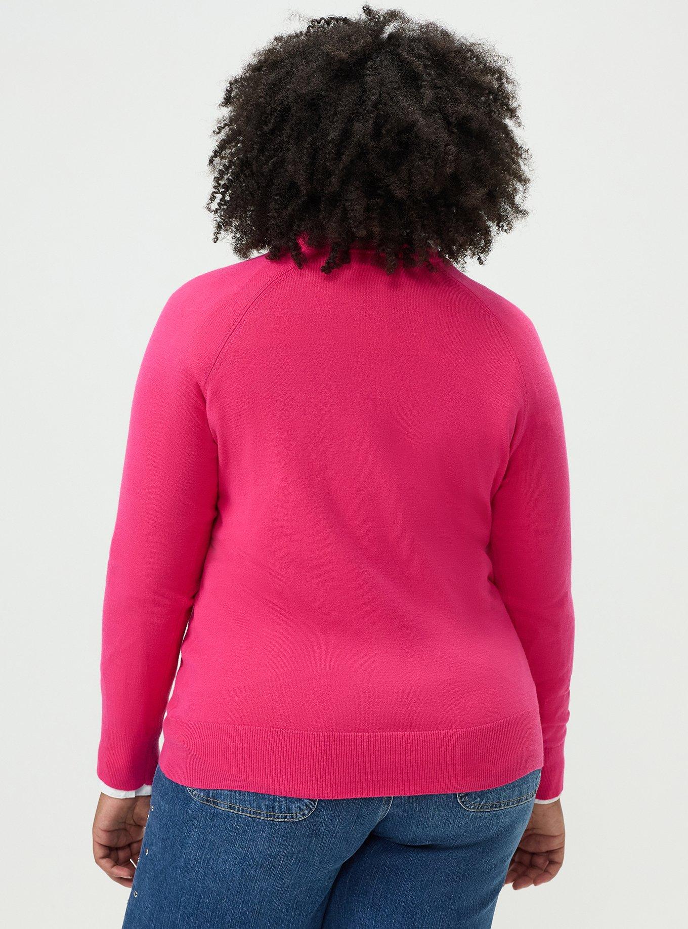 Everyday Soft Crew Pullover Sweater, BEETROOT PURPLE, alternate