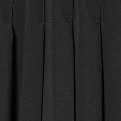 TRU Stretch Woven Pleated Active Skirt With Bike Short, DEEP BLACK, swatch