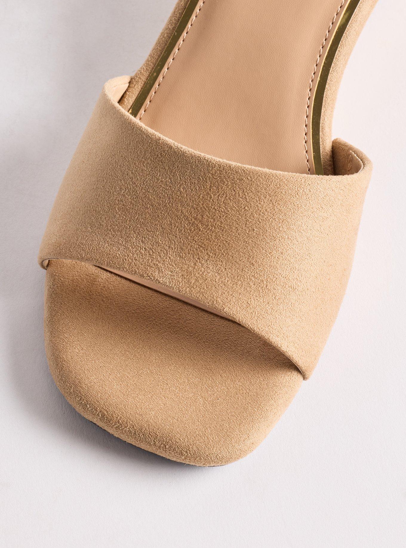 Single Strap Wedge (WW), TAUPE, alternate