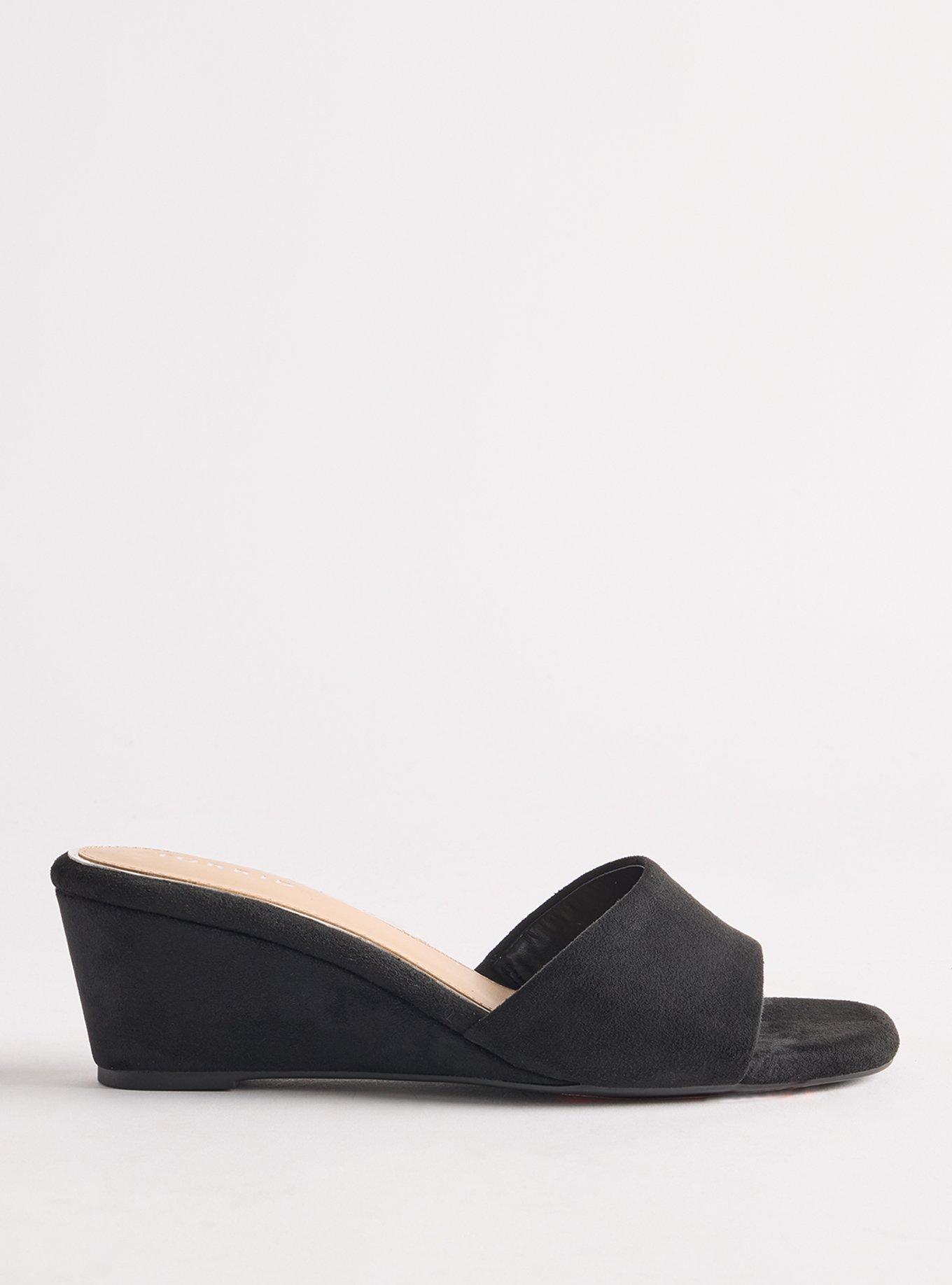 Single Strap Wedge (WW), BLACK, alternate