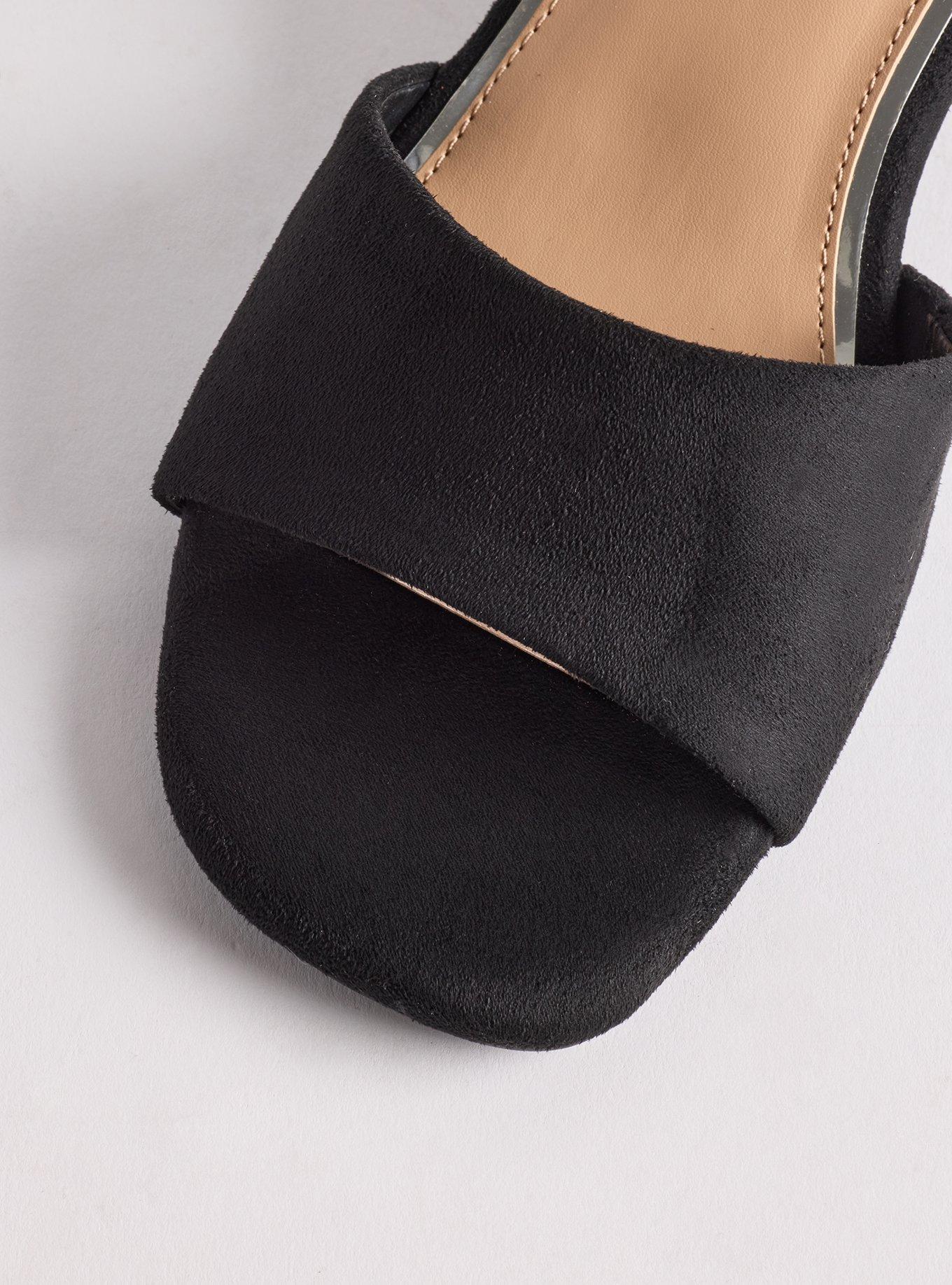 Single Strap Wedge (WW), BLACK, alternate