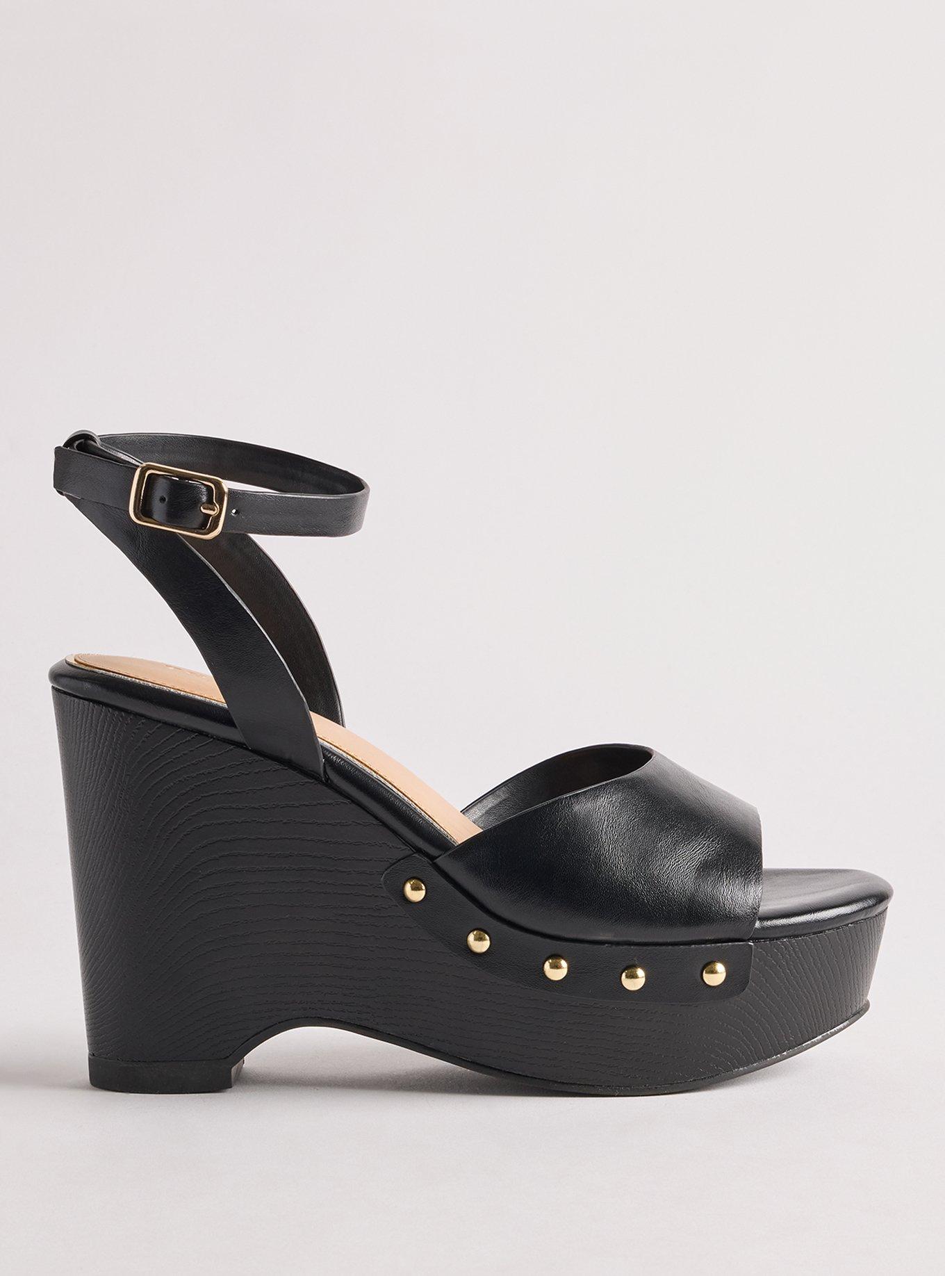 Platform Wood Wedge (WW), BLACK, alternate