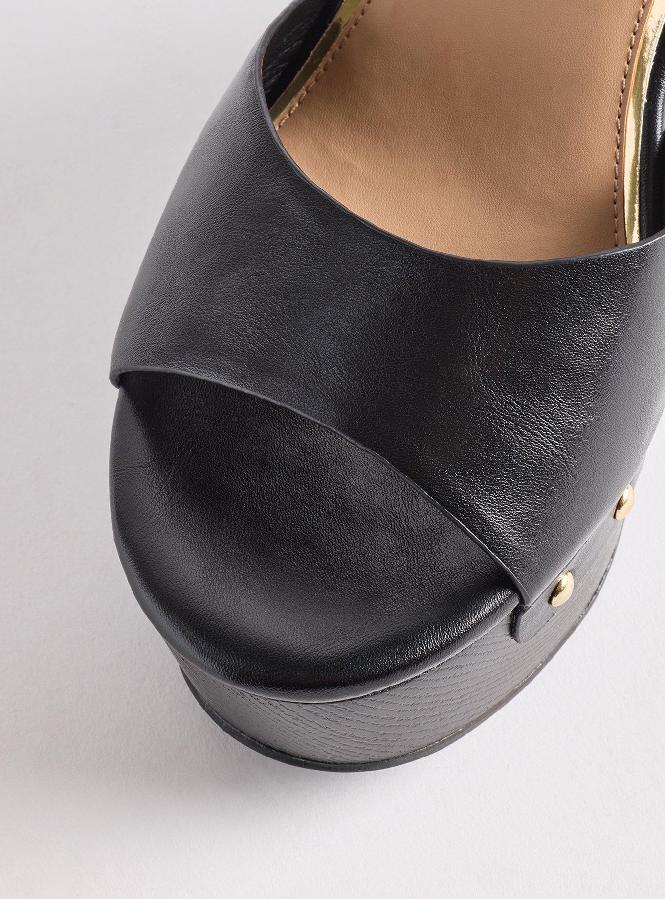 Platform Wood Wedge (WW), BLACK, alternate