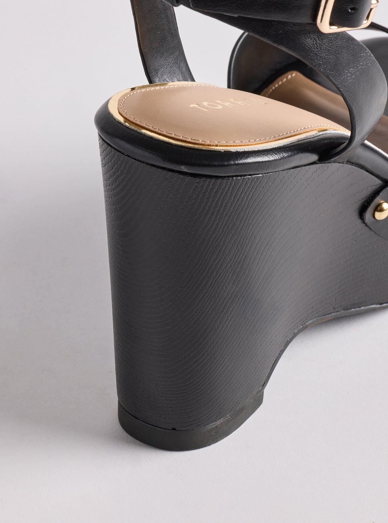 Platform Wood Wedge (WW), BLACK, alternate