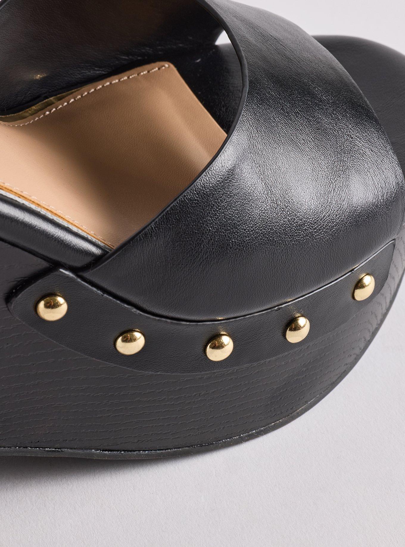 Platform Wood Wedge (WW), BLACK, alternate
