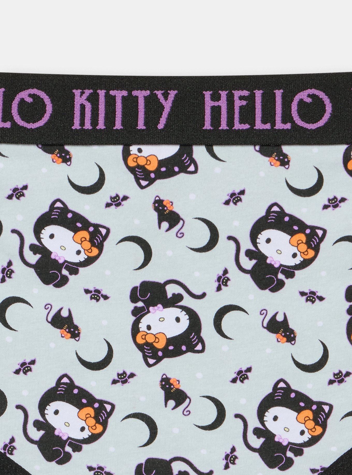 Plus Size Hello Kitty Halloween Mid-Rise Cotton Hipster Panty, MULTI, alternate