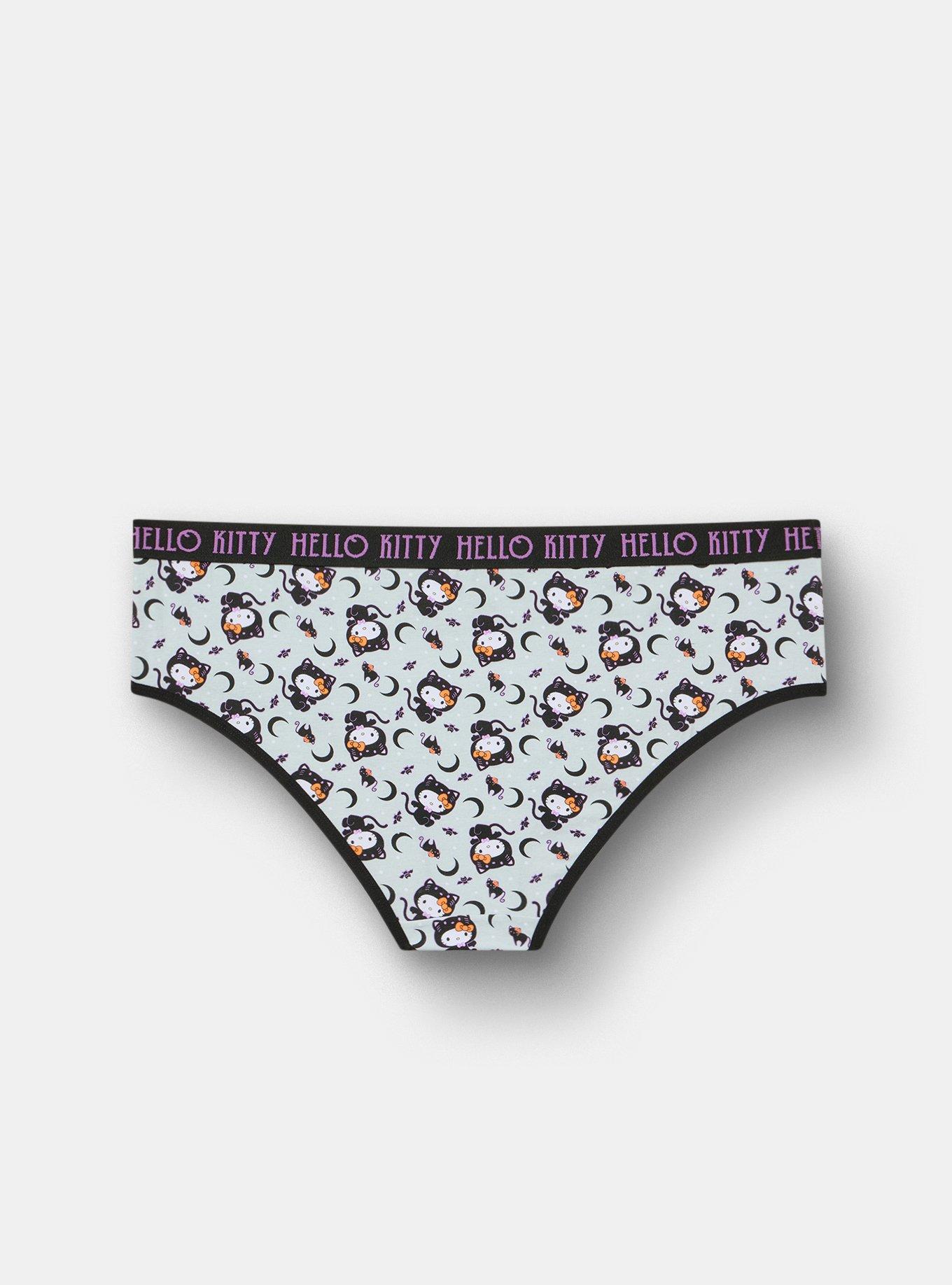 Plus Size Hello Kitty Halloween Mid-Rise Cotton Hipster Panty, MULTI, alternate
