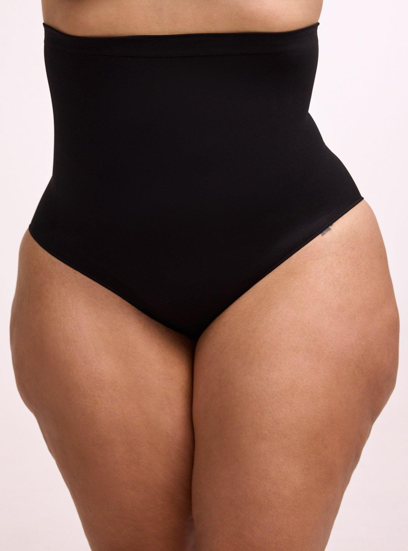 Level 2 Shaping Seamless Ultra High Waist Brief Panty, RICH BLACK, alternate