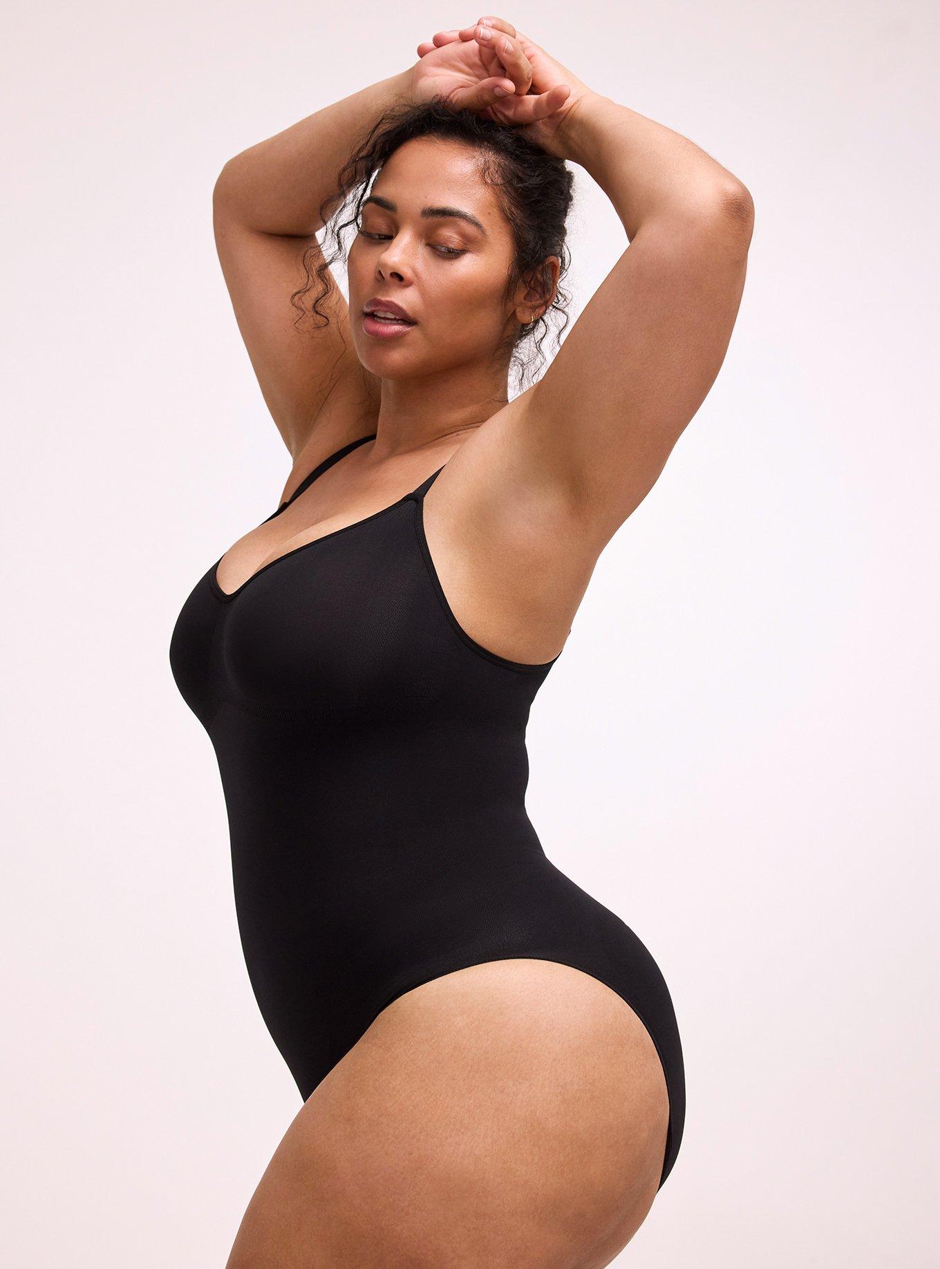 Level 2 Shaping Seamless Brief Bodysuit, RICH BLACK, alternate