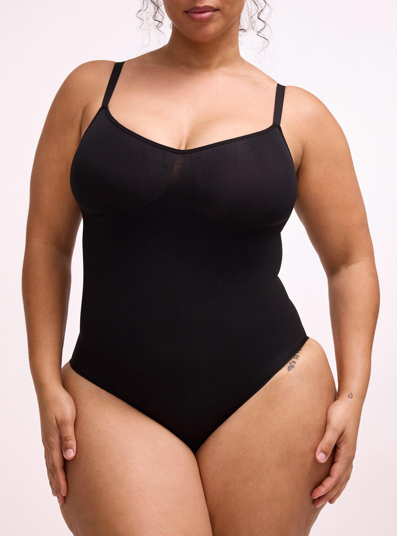 Level 2 Shaping Seamless Brief Bodysuit, RICH BLACK, alternate