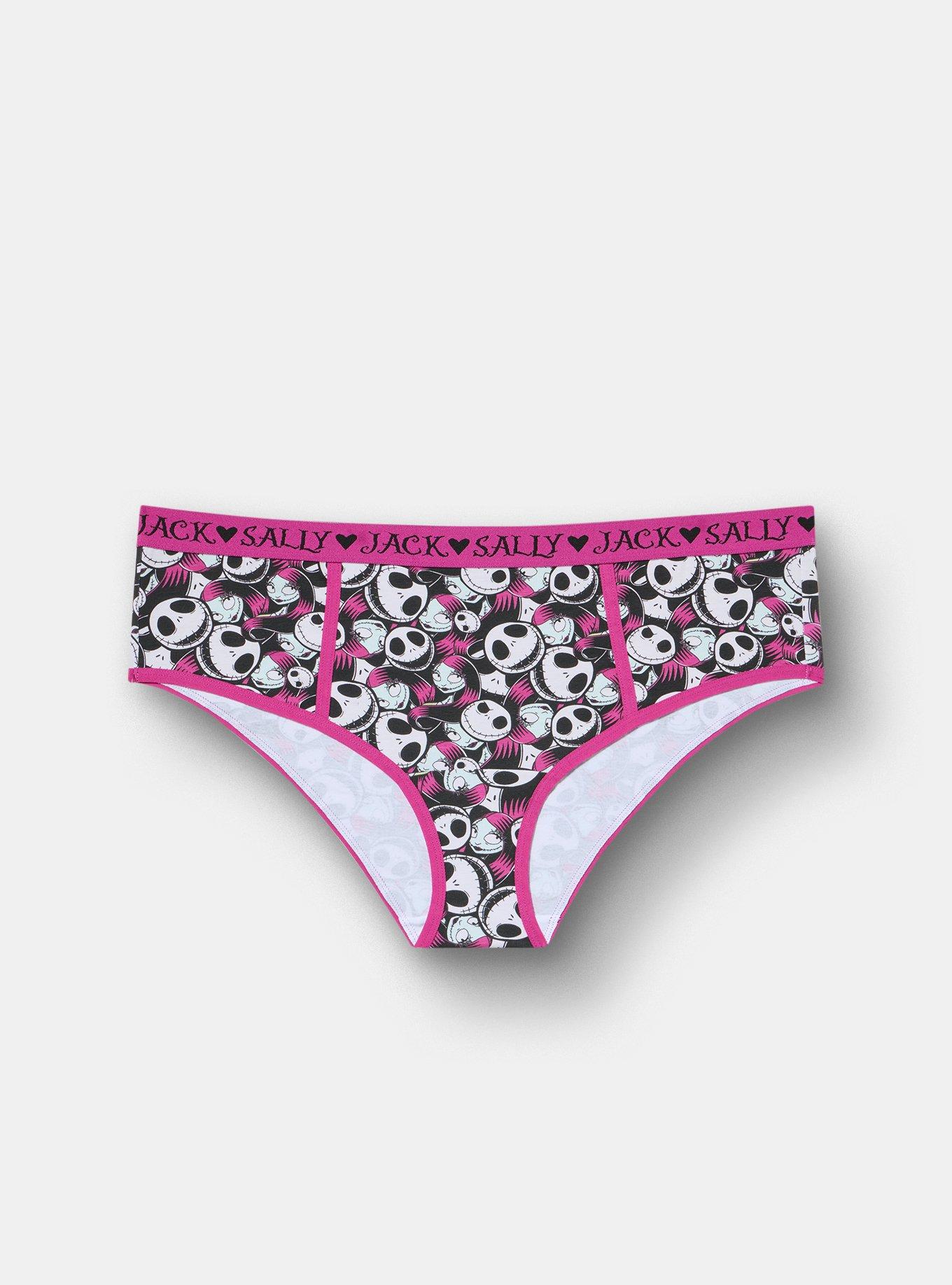 Nightmare Before Christmas Mid-Rise Cotton Hipster Panty, MULTI, hi-res