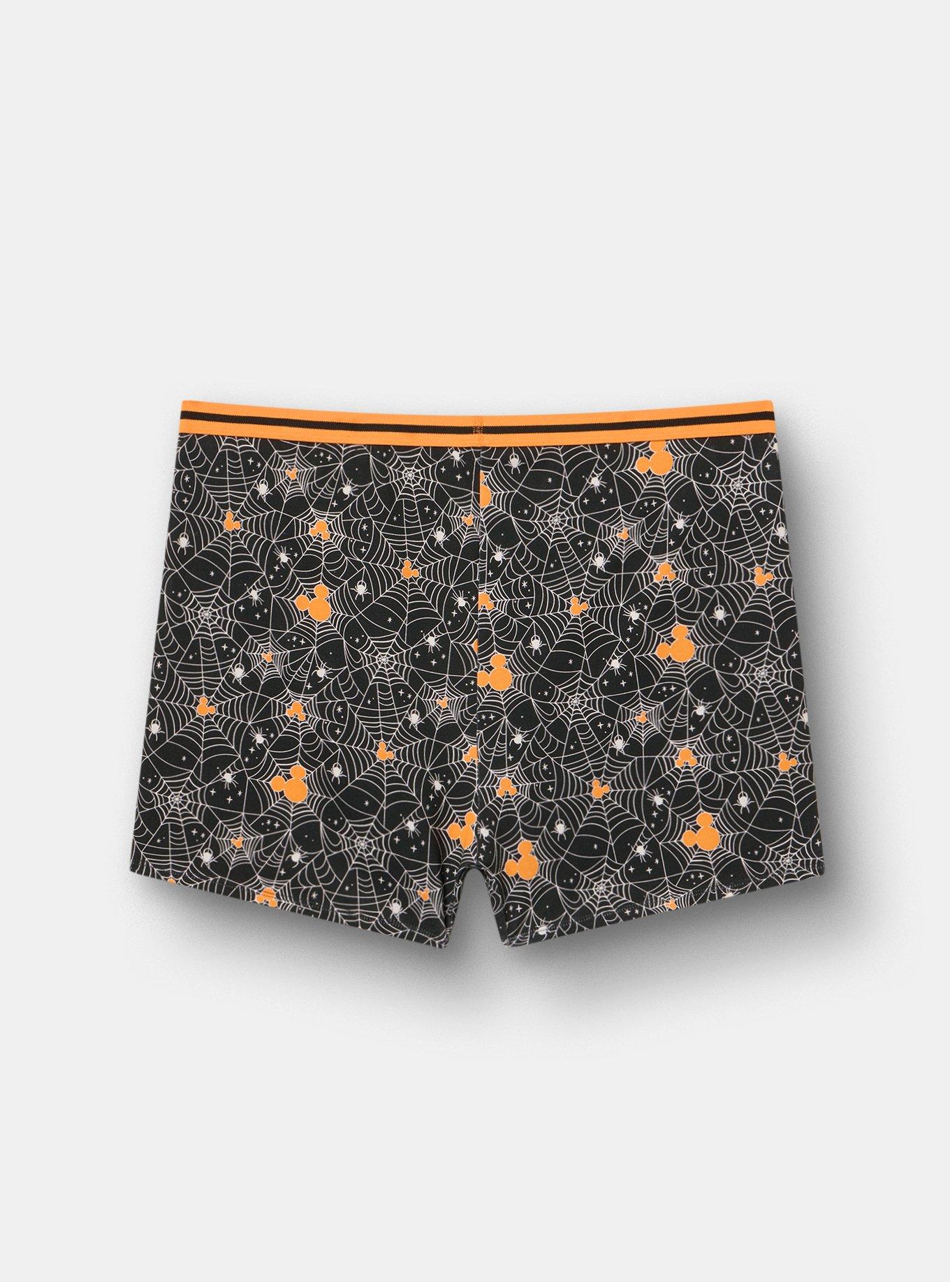 Plus Size Mickey Halloween High-Rise Cotton Shortie Panty, MULTI, alternate