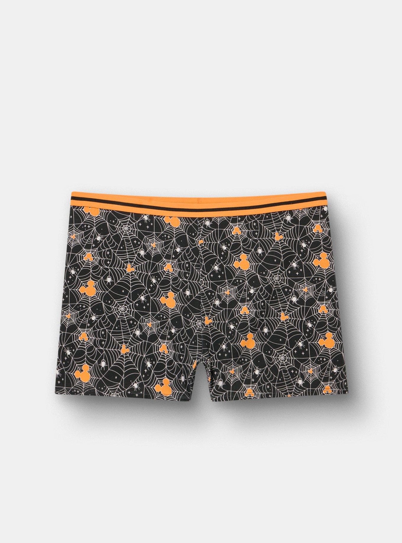 Plus Size Mickey Halloween High-Rise Cotton Shortie Panty, MULTI, hi-res