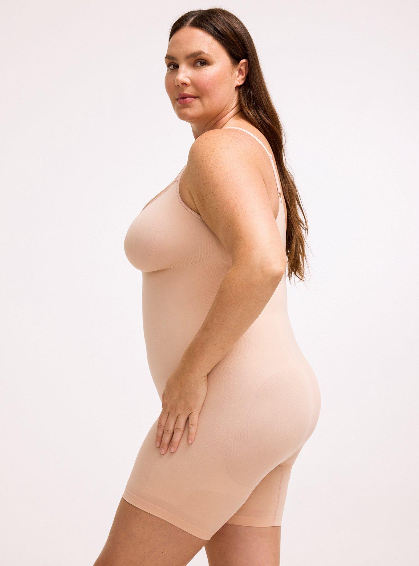 Level 2 Shaping Seamless Mid-Thigh Bodysuit, ROSE DUST, alternate