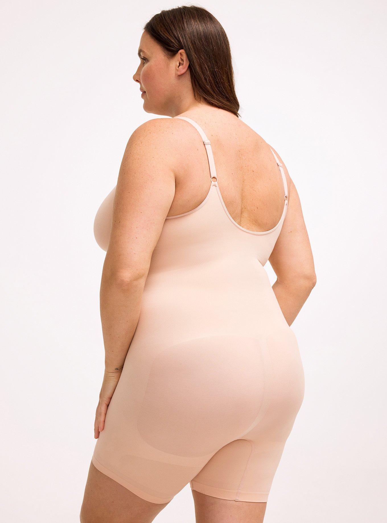 Level 2 Shaping Seamless Mid-Thigh Bodysuit, ROSE DUST, alternate