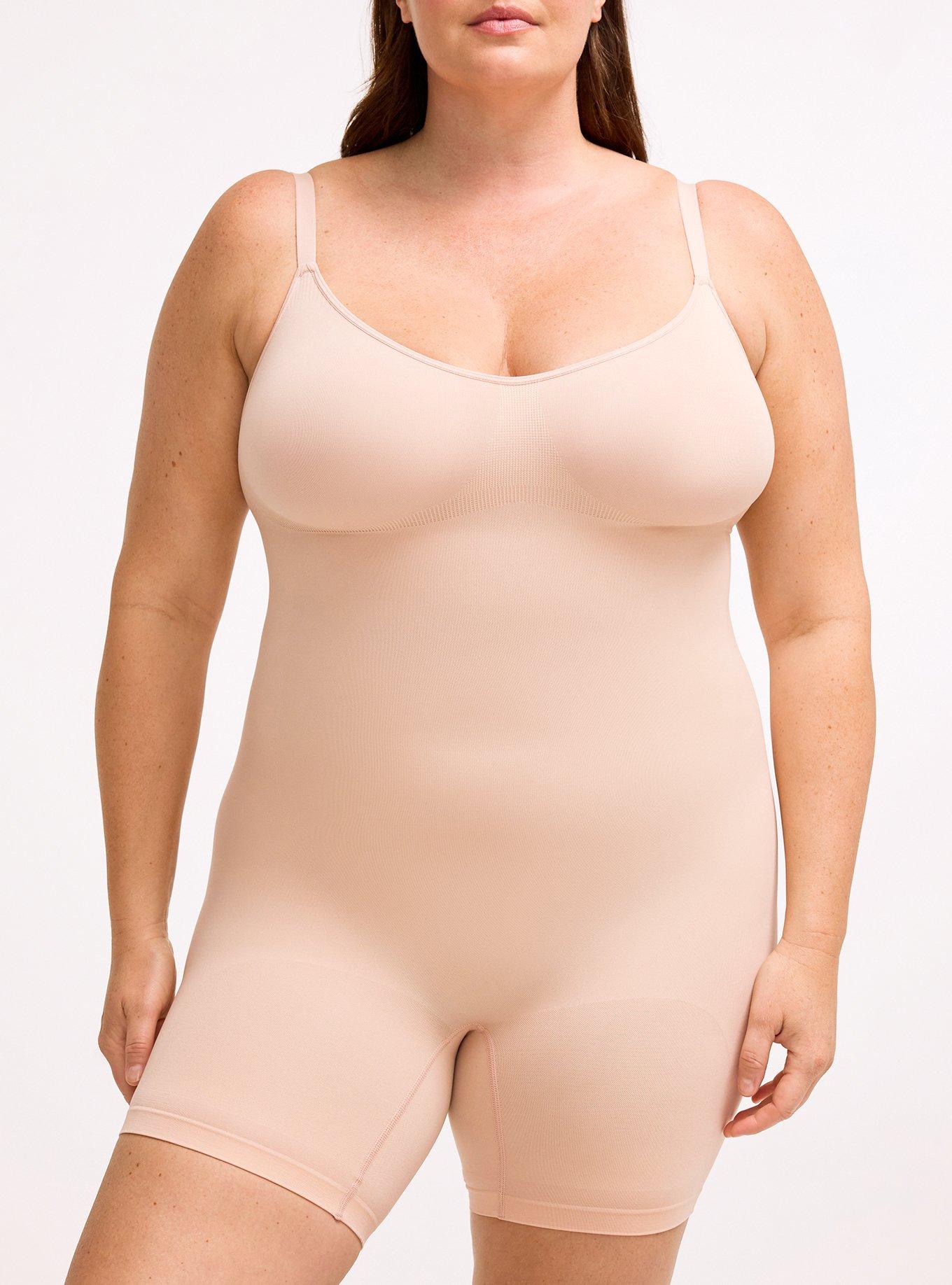Level 2 Shaping Seamless Mid-Thigh Bodysuit, ROSE DUST, alternate
