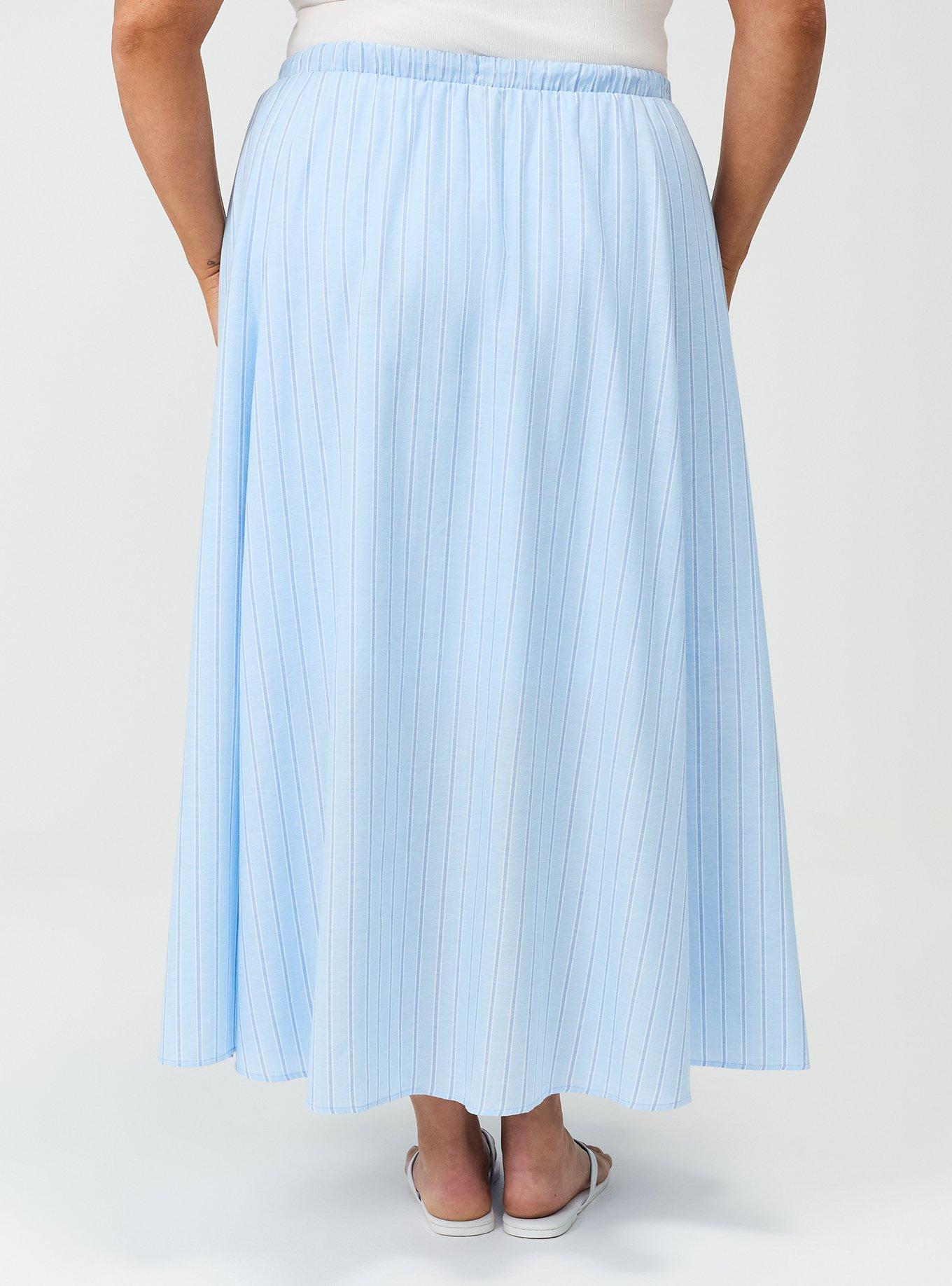 Maxi Skirt, BABY STRIPE BLUE, alternate