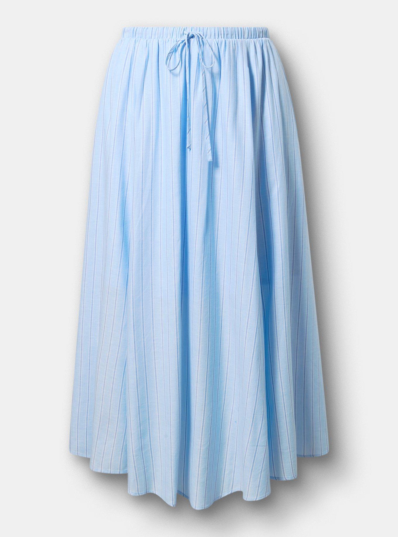 Maxi Skirt, BABY STRIPE BLUE, hi-res