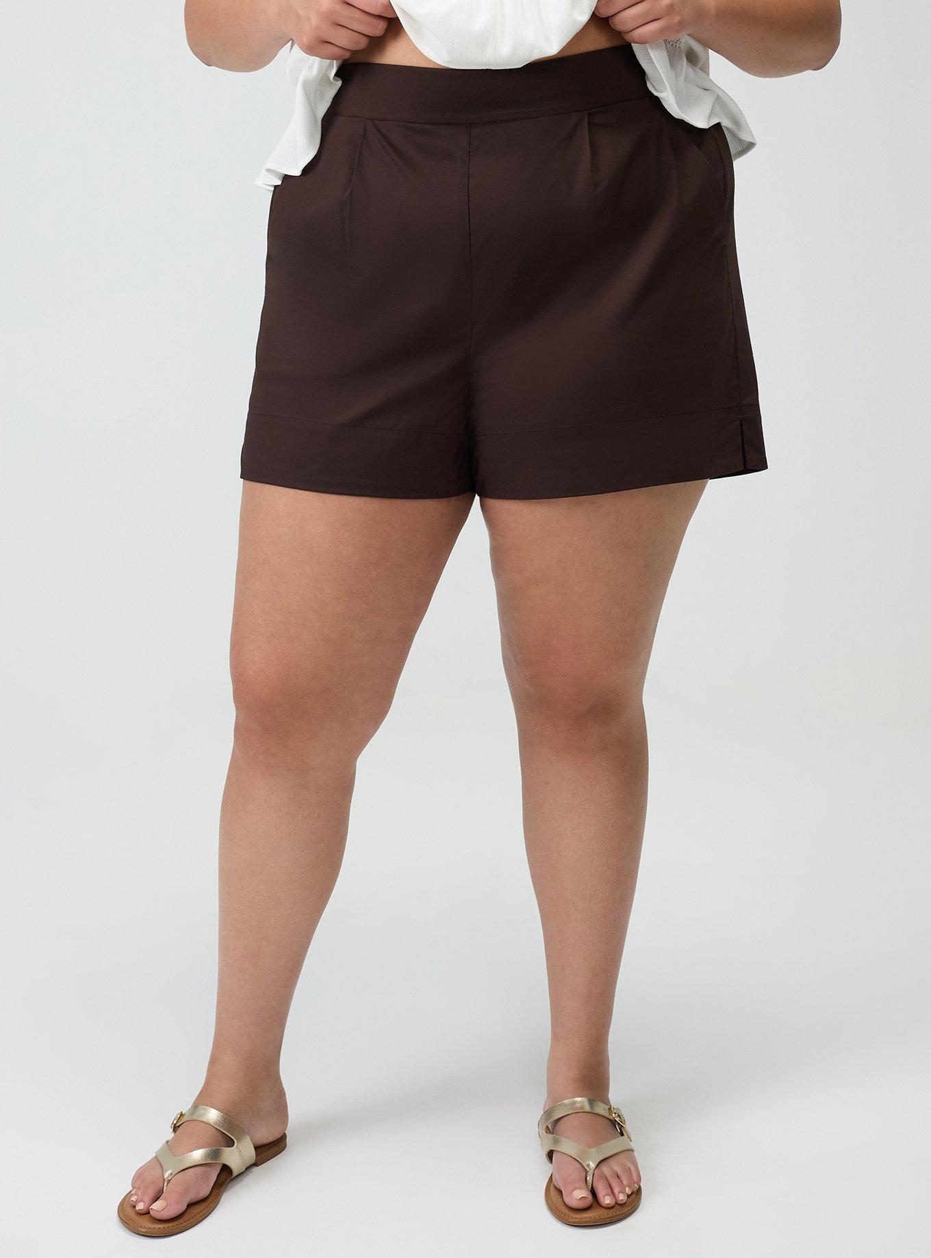 5'' Pull-On Poplin Short, JAVA, alternate