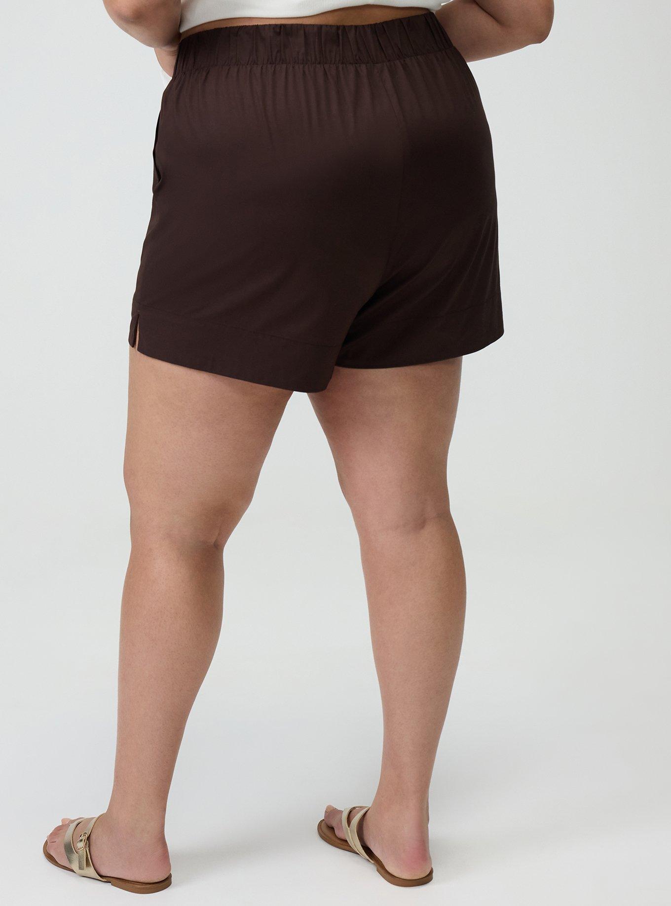 5'' Pull-On Poplin Short, JAVA, alternate