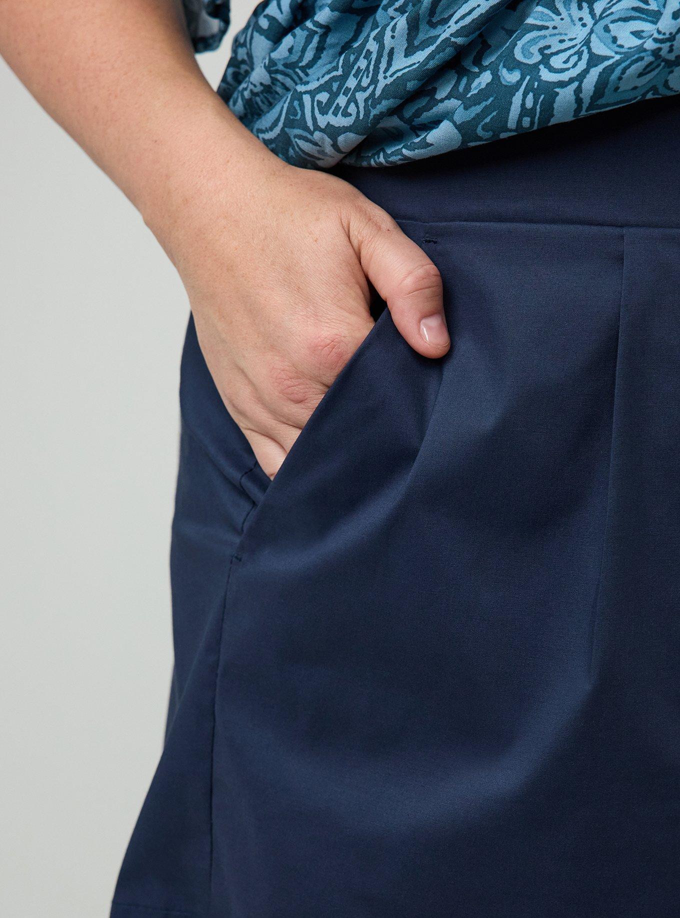 5'' Pull-On Poplin Short, TOTAL ECLIPSE, alternate