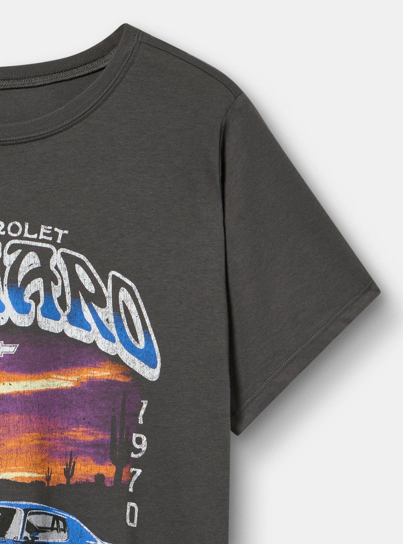 Chevrolet Camaro Classic Cotton Crew Tee, CAMARO 1970 VINTAGE BLACK, alternate