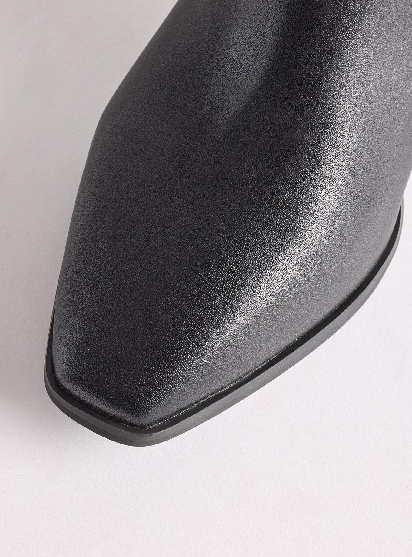 Plus Size Snip Toe Bootie (WW), BLACK, alternate