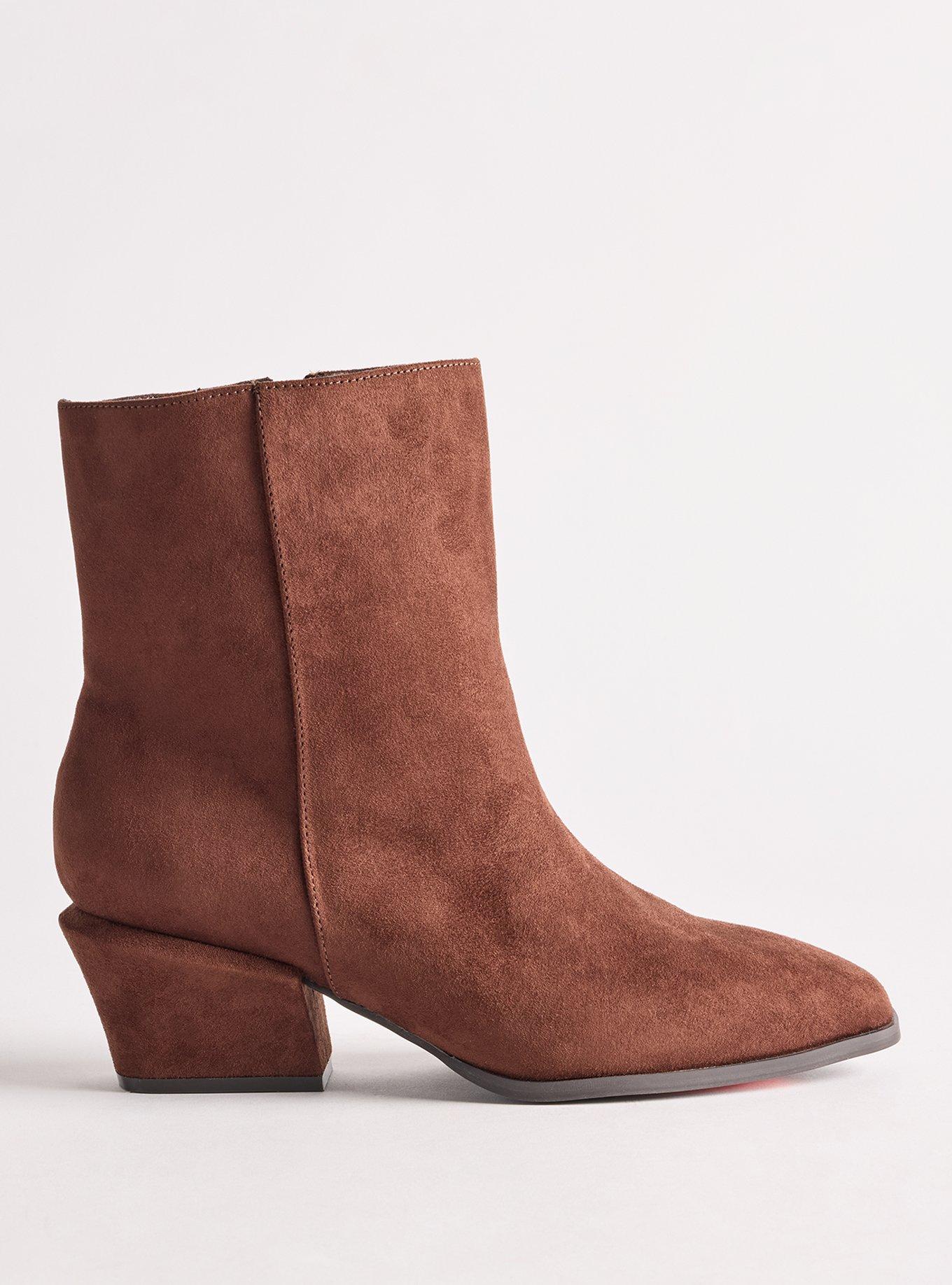 Snip Toe Bootie (WW), BROWN, alternate