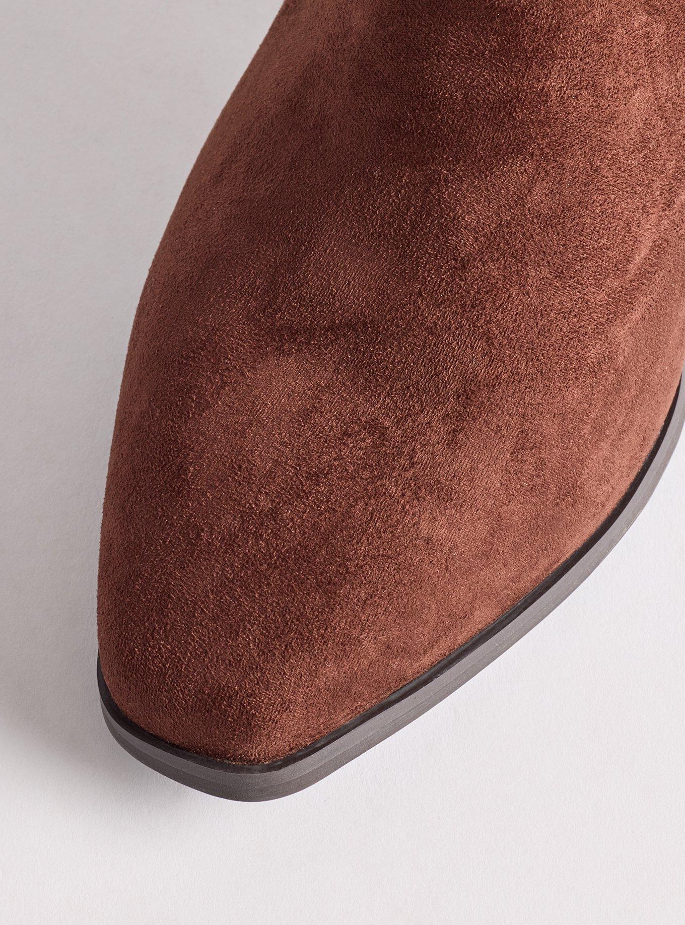 Snip Toe Bootie (WW), BROWN, alternate