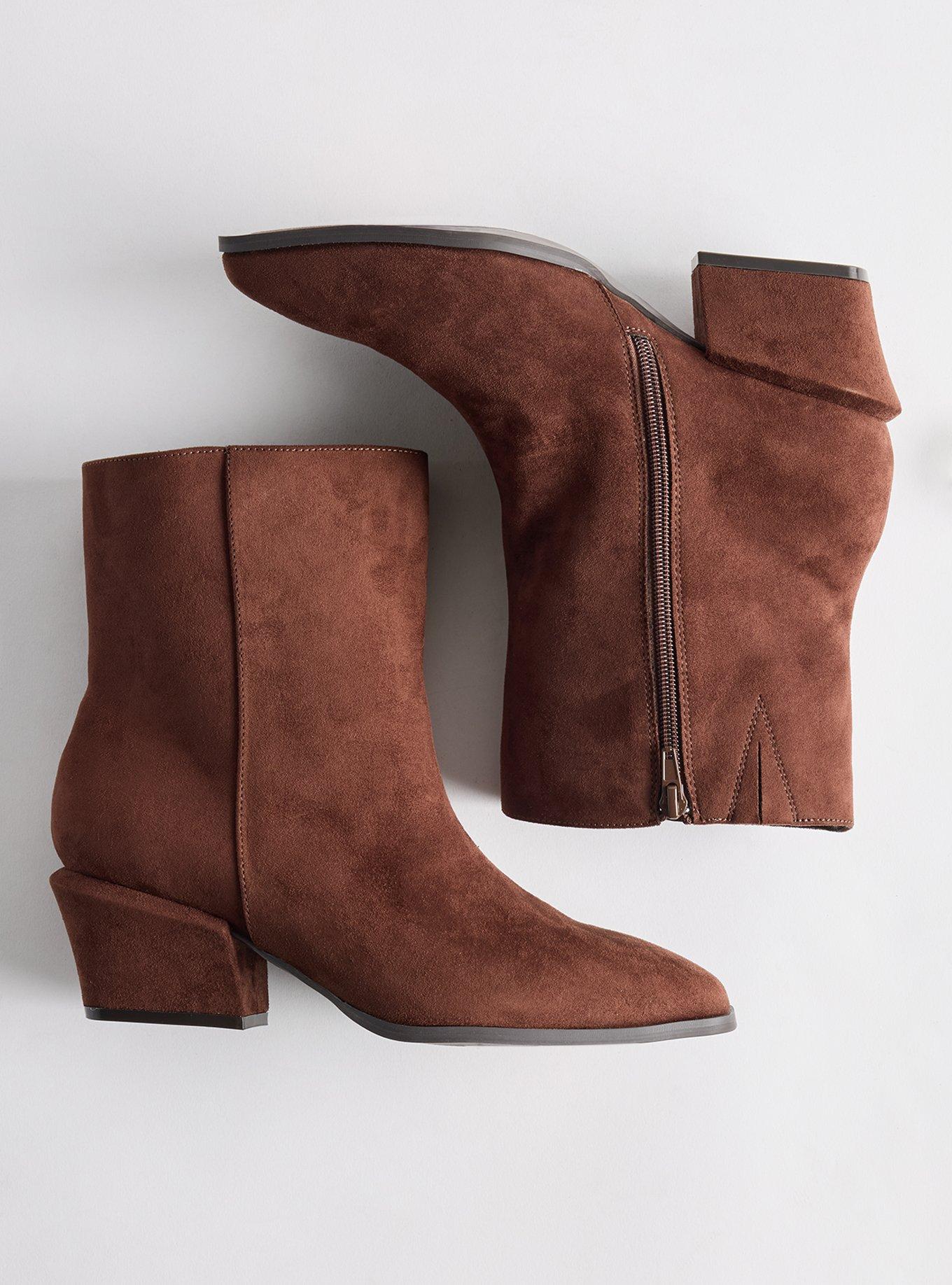 Snip Toe Bootie (WW), BROWN, hi-res