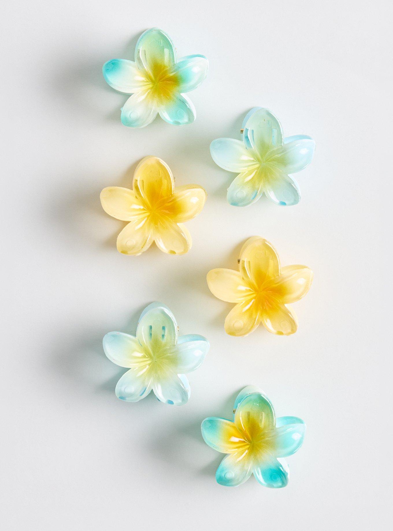 Plus Size Floral Mini Clip Set, , hi-res