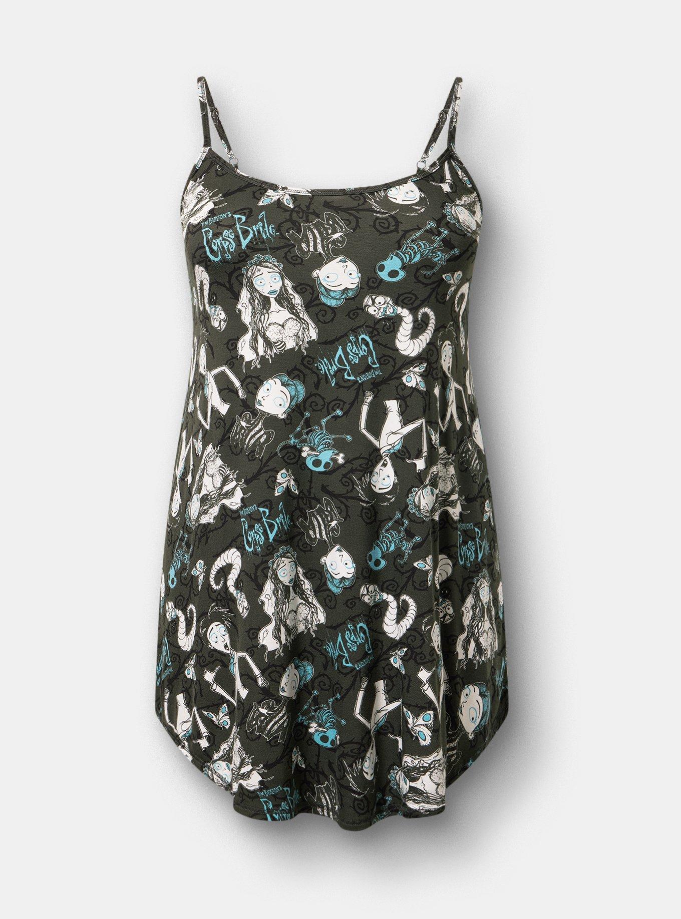 Corpse Bride Lounge Gown, CORPSE BRIDE PHANTOM COLLAGE, flat