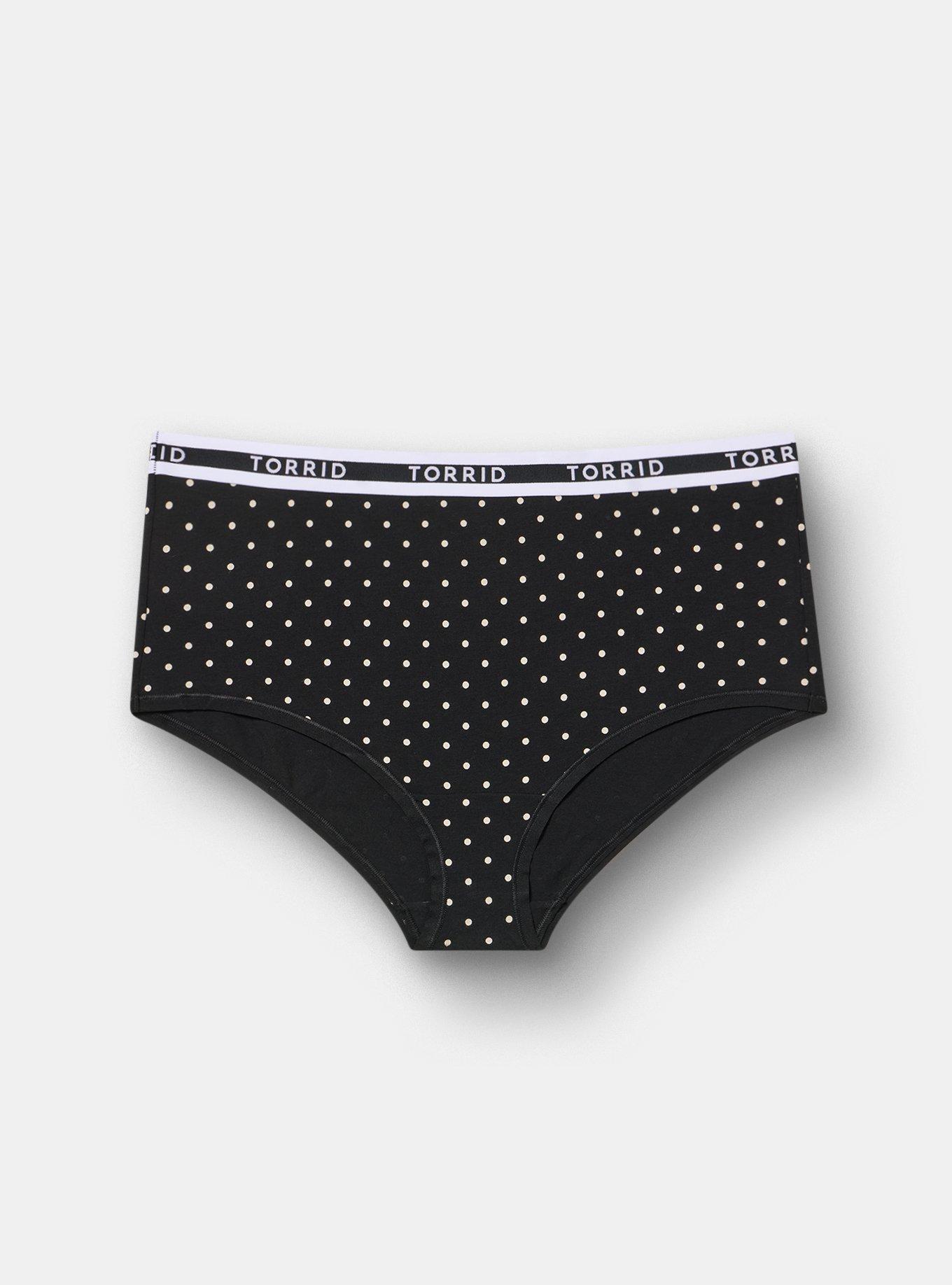 5-Pack Cotton Mid-Rise Logo Brief Panty, MULTI, alternate