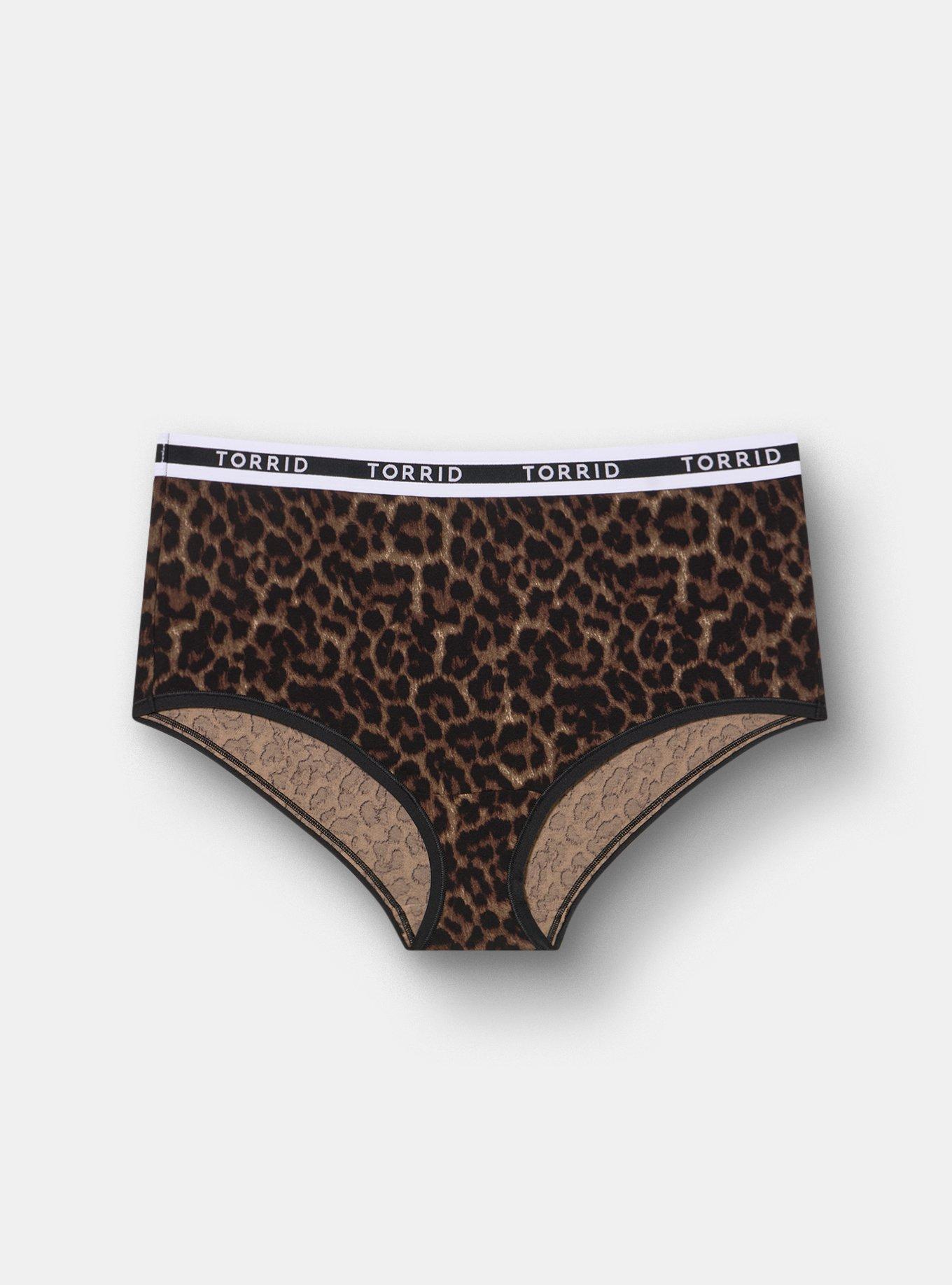 5-Pack Cotton Mid-Rise Logo Brief Panty, MULTI, alternate