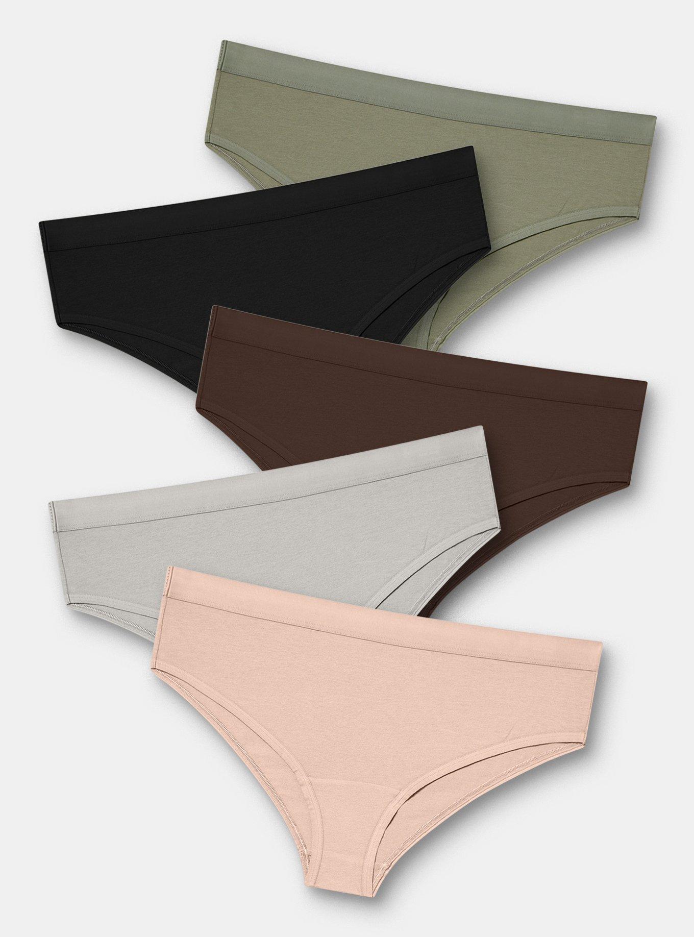 5-Pack Cotton Cheeky Panty, MULTI, hi-res