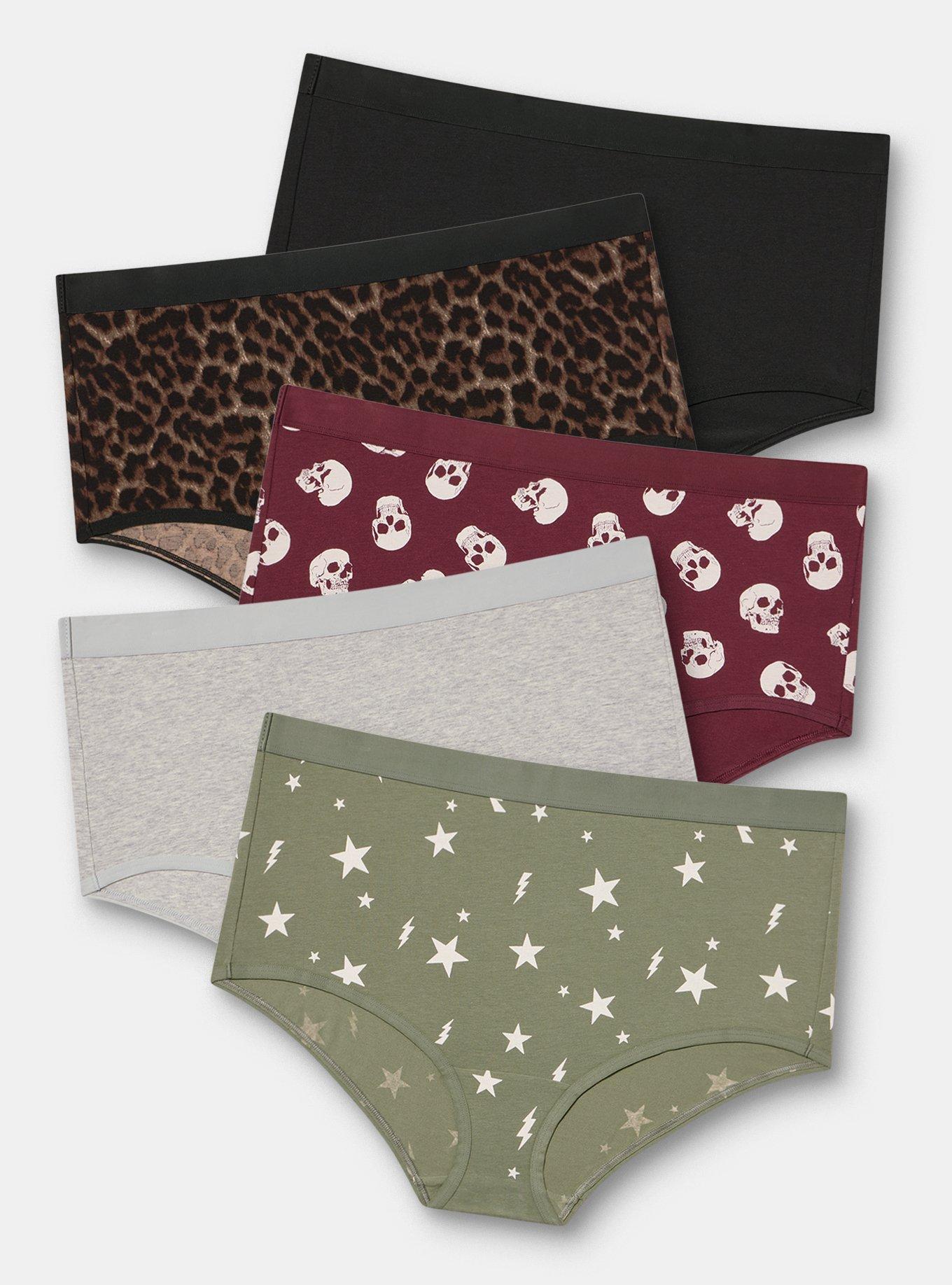 5-Pack Cotton Brief Panty, MULTI, hi-res