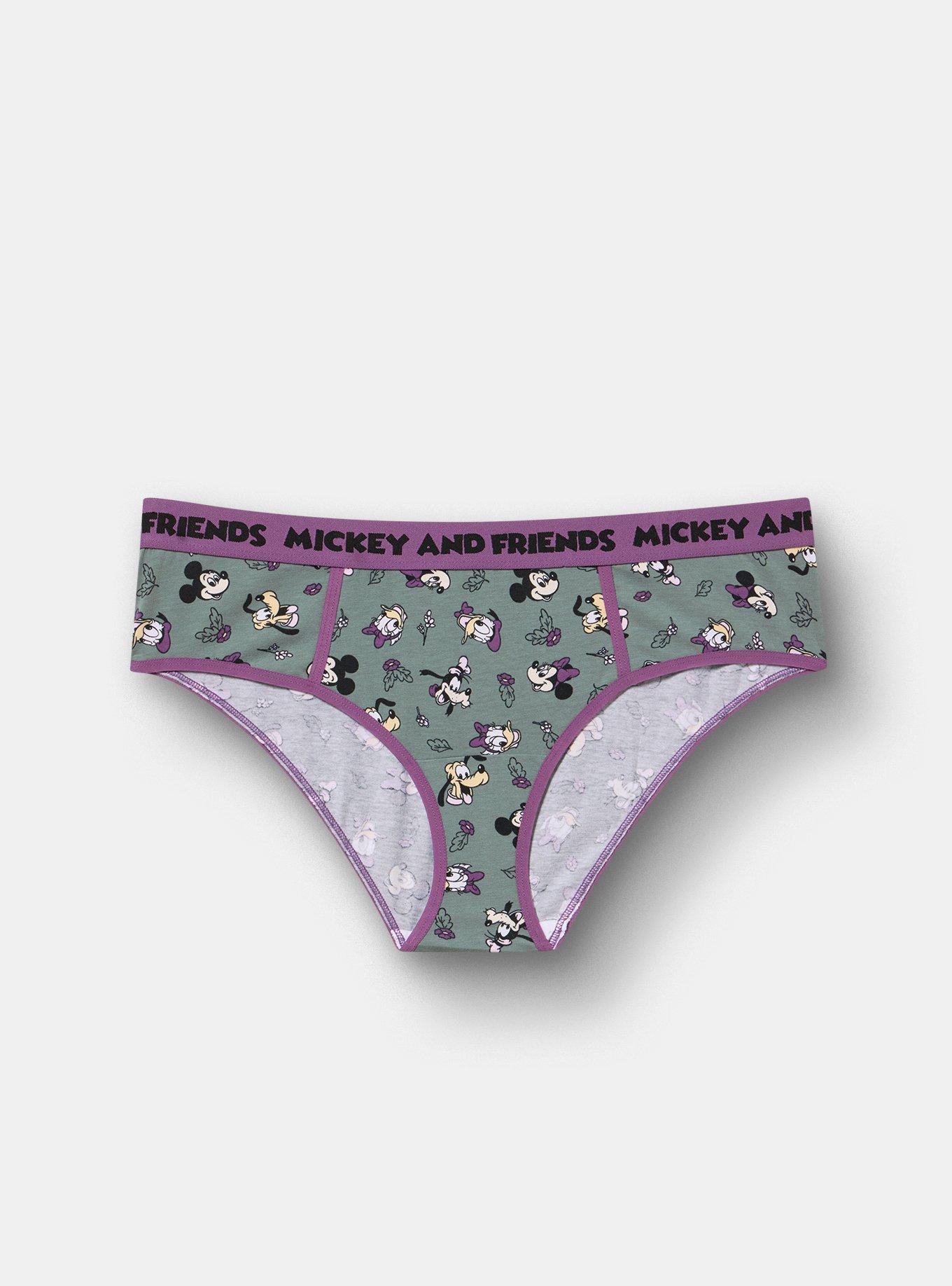 Mickey Mouse Mid-Rise Cotton Hipster Panty, MULTI, hi-res