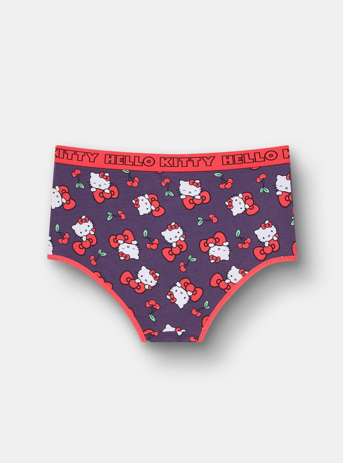 Hello Kitty Mid-Rise Cotton Brief Panty, MULTI, alternate