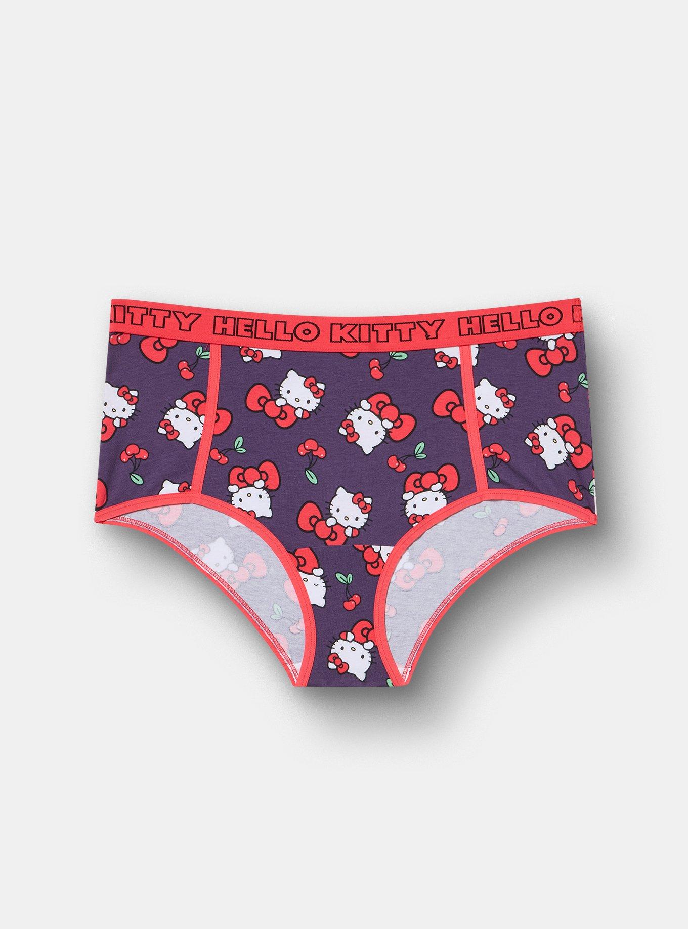 Hello Kitty Mid-Rise Cotton Brief Panty, MULTI, hi-res