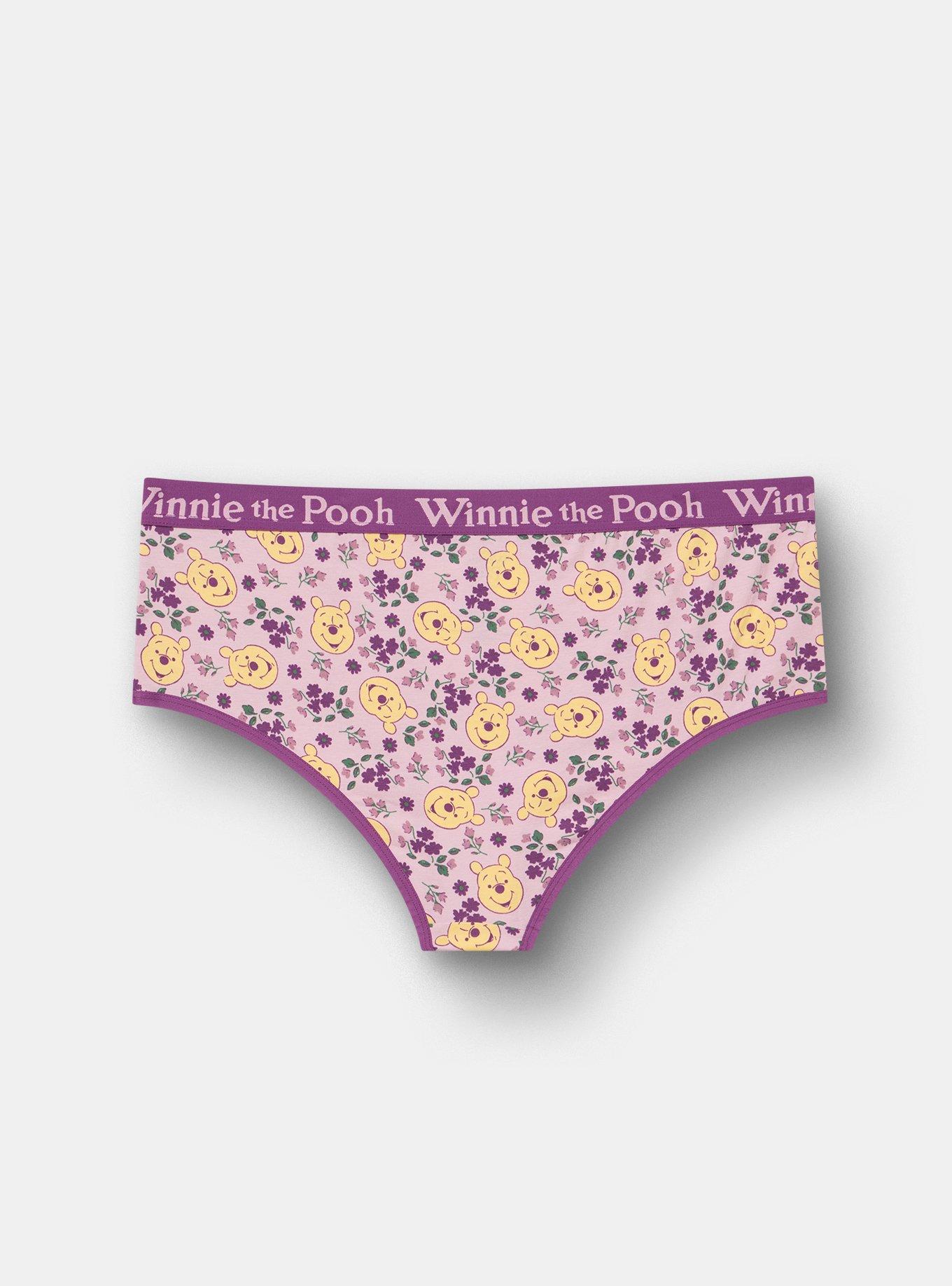 Winnie The Pooh Mid-Rise Cotton Cheeky Panty, MULTI, alternate