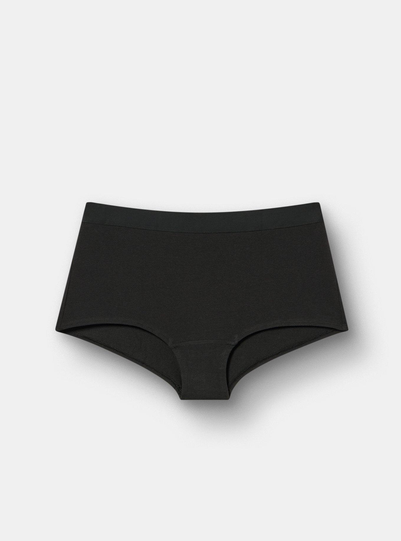 5-Pack Cotton Boyshort Panty, MULTI, alternate