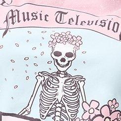 Plus Size MTV Classic Cotton Crew Tee, PINK WASH, swatch