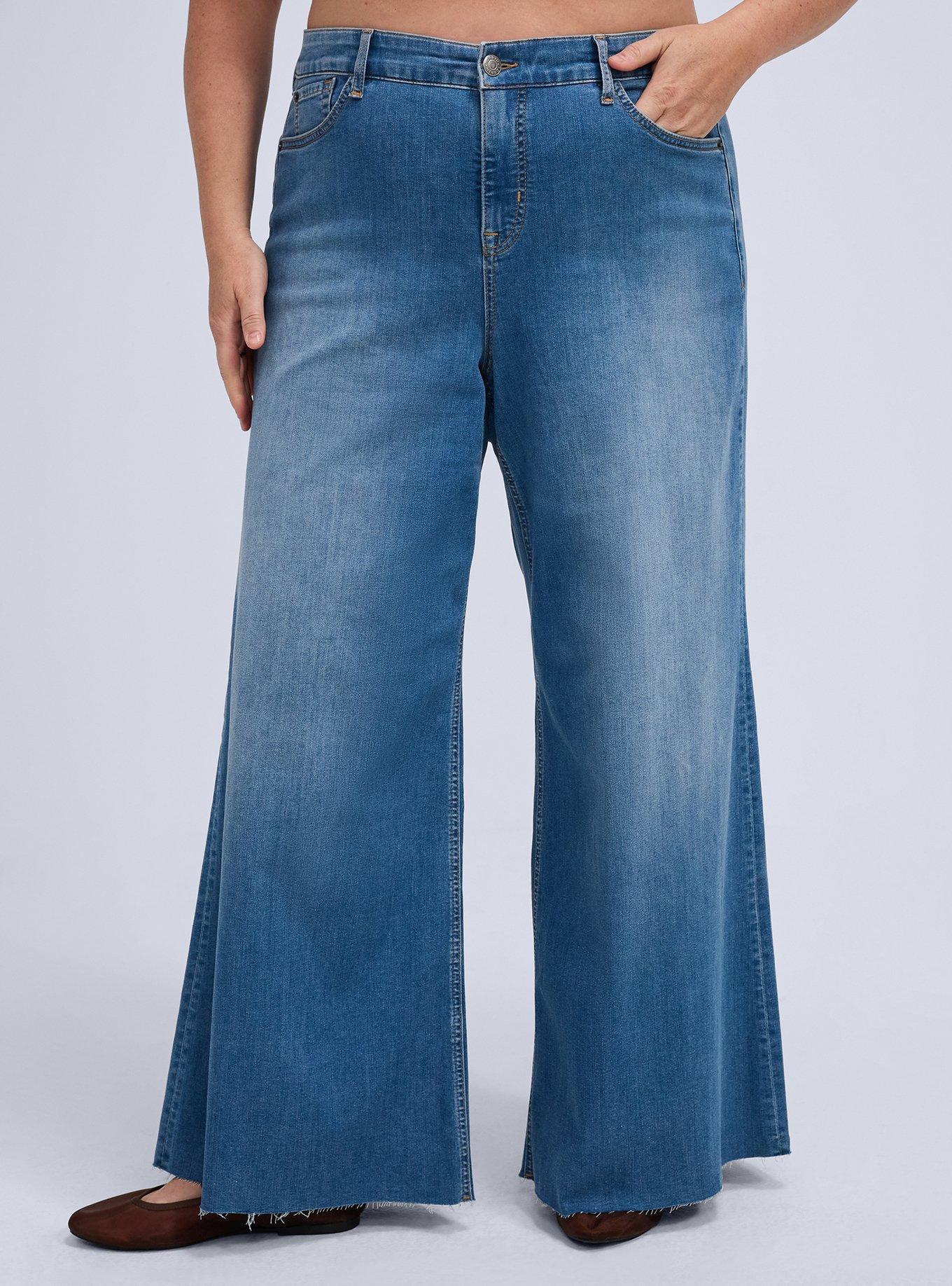 Belle Isle Palazzo Jeans, SWEET TEA, alternate
