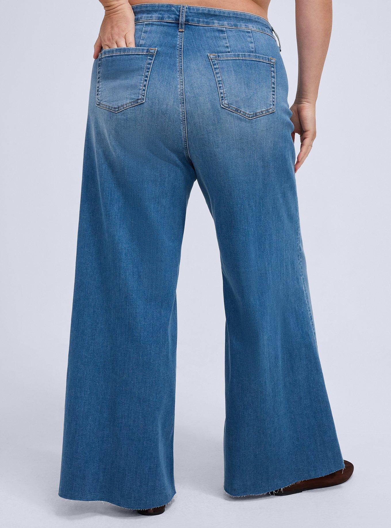 Belle Isle Palazzo Jeans, SWEET TEA, alternate