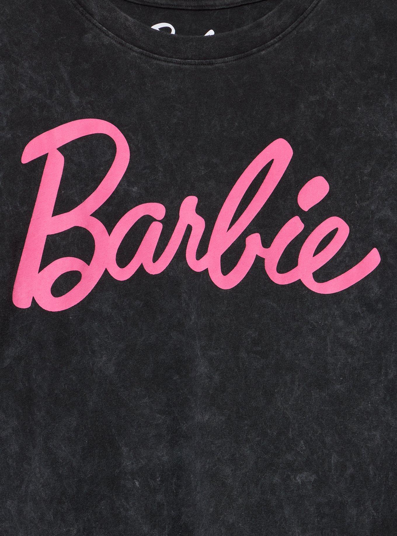Barbie Classic Cotton Tee, BLACK MINERAL WASH, alternate