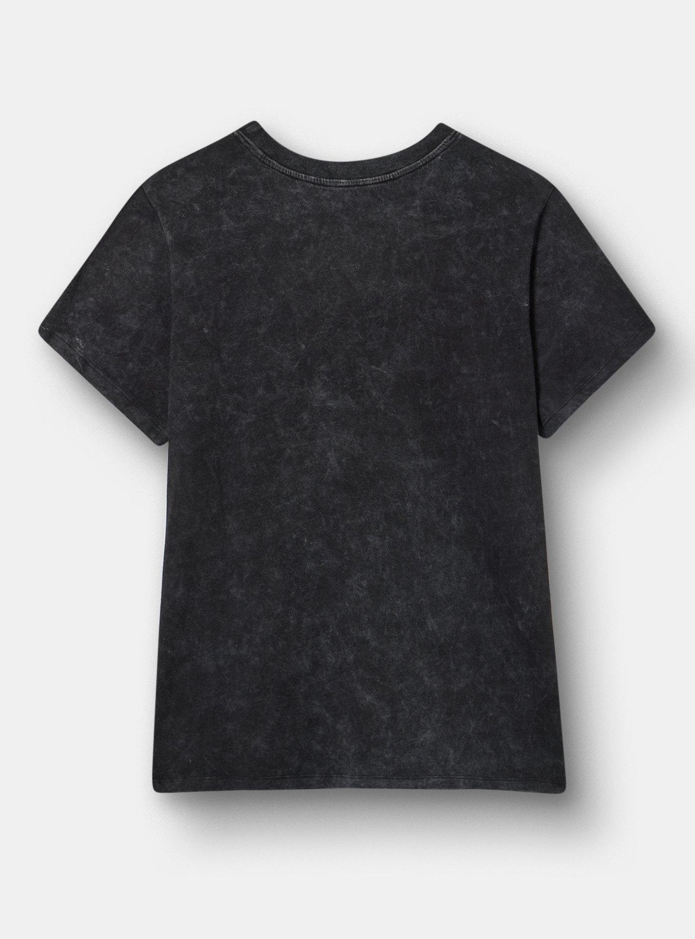 Barbie Classic Cotton Tee, BLACK MINERAL WASH, alternate