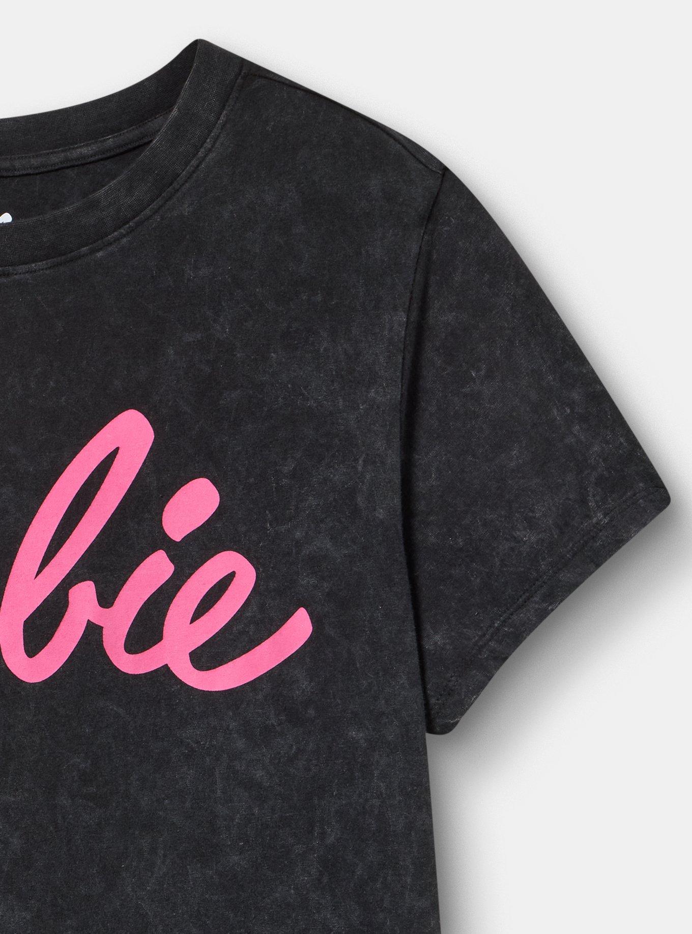 Barbie Classic Cotton Tee, BLACK MINERAL WASH, alternate