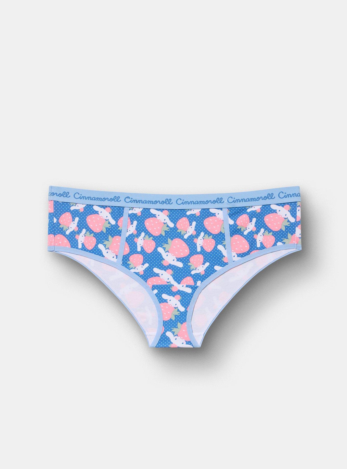 Cinnamoroll Mid-Rise Cotton Hipster Paty, MULTI, hi-res