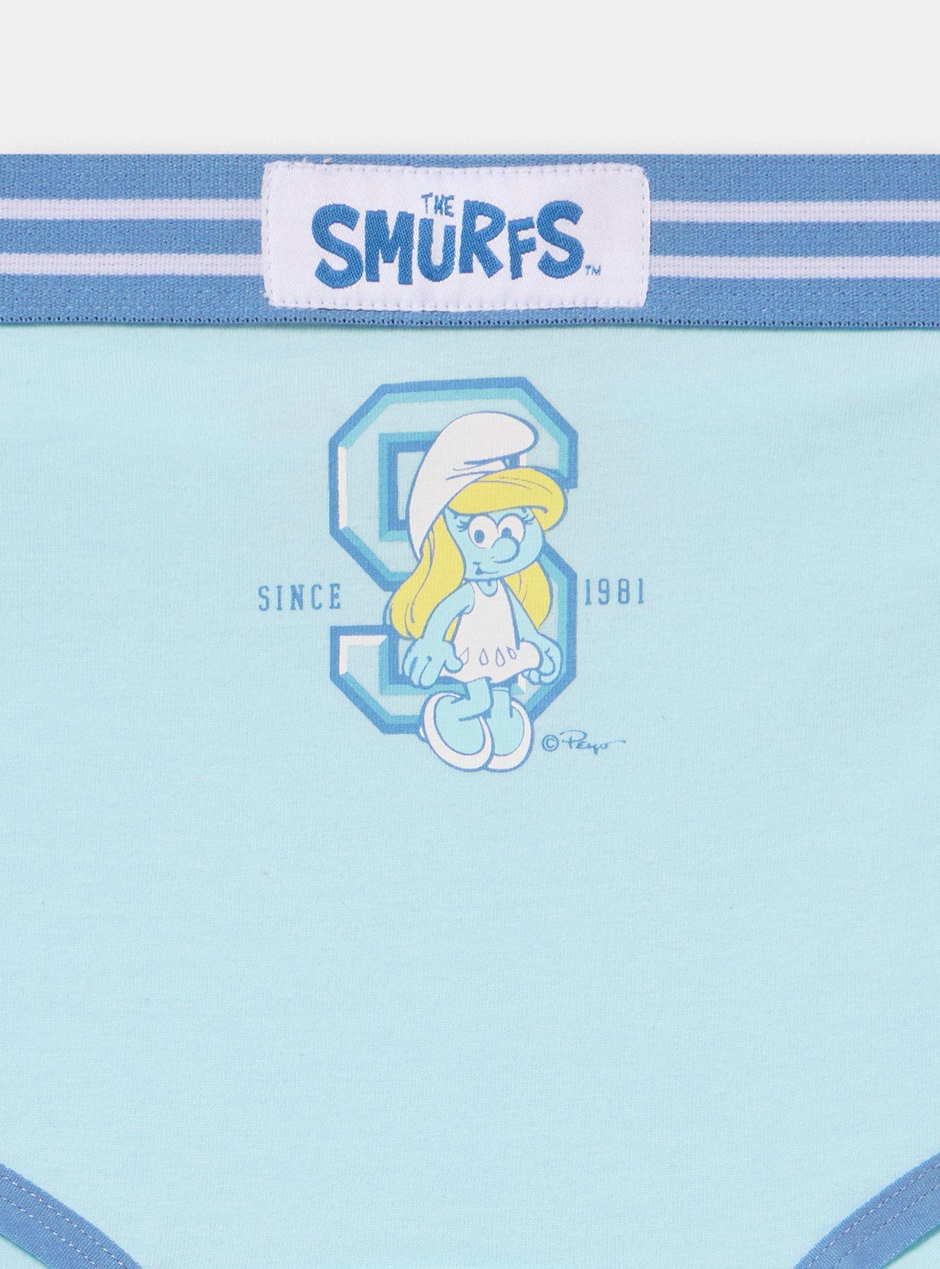 Smurfs Mid-Rise Cotton Cheeky Paty, MULTI, alternate